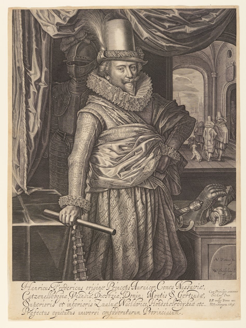 Fridrich Jindřich, princ Oranžsko-nasavský od Willem Jacobsz. Delff