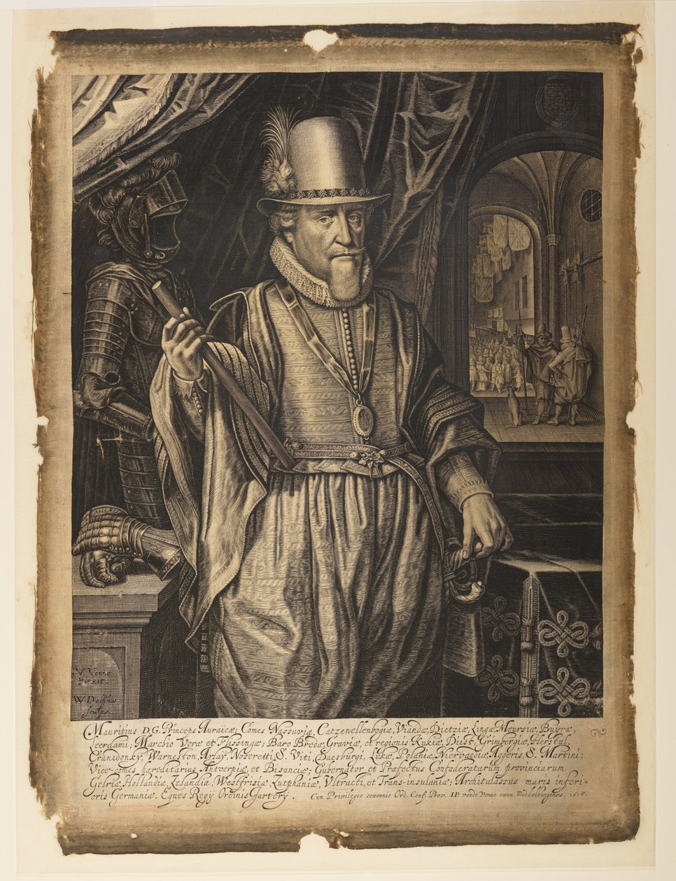 Maurits, princ Oranžsko-nasavský od Willem Jacobsz. Delff