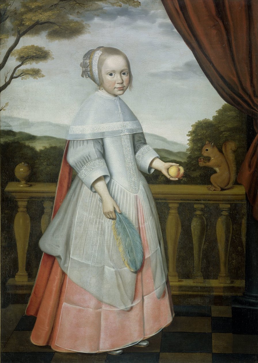 Portrét Elisabeth van Oosten (1660-1714), jako dítě od Willem Jansz. Ploy (attributed to)
