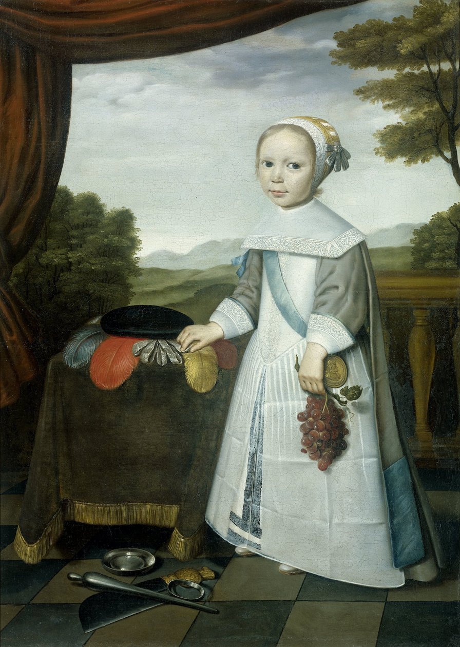 Portrét Johannese van Reese (1662-1690/91), nevlastního bratra Elisabeth van Oosten, jako dítě od Willem Jansz. Ploy (attributed to)