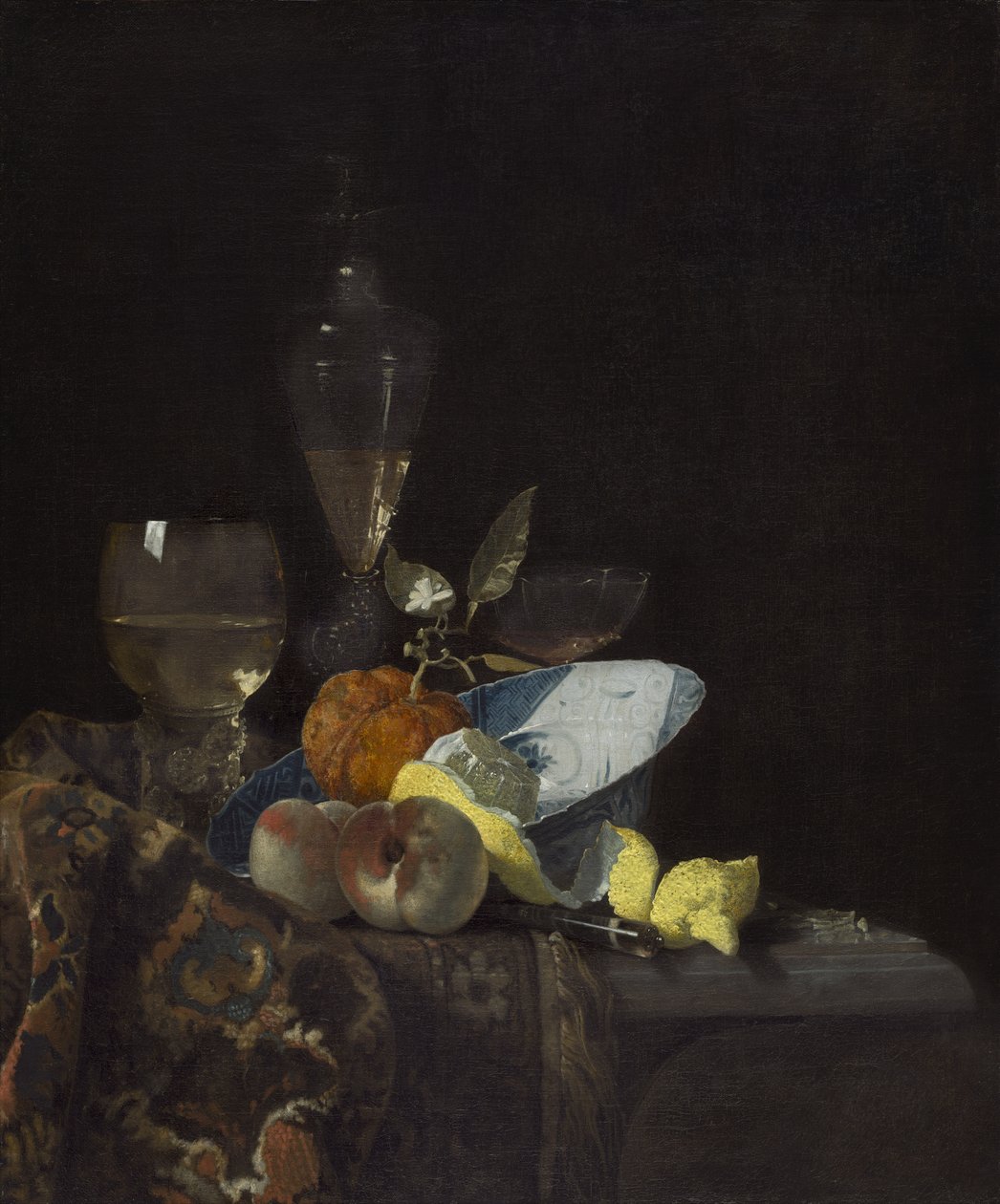 Still Life, cca 1660 (olej na plátně) od Willem Kalf