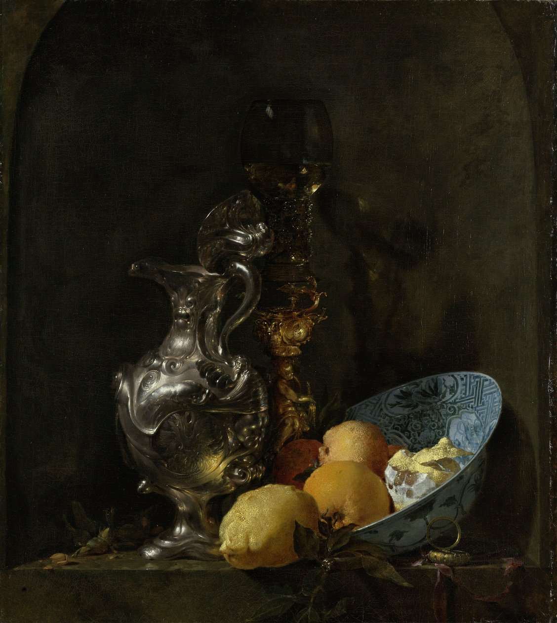 Zátiší se stříbrným džbánem od Willem Kalf