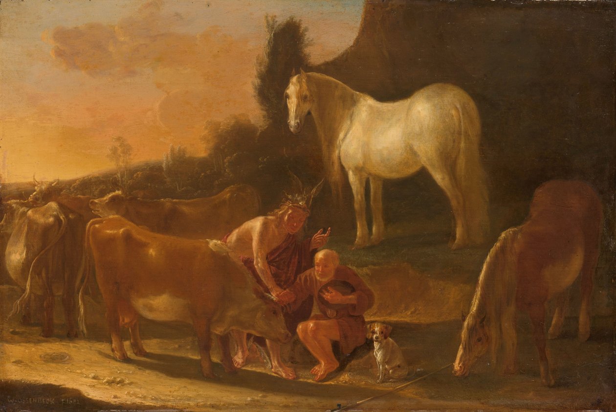 Merkur a Io od Willem Ossenbeeck