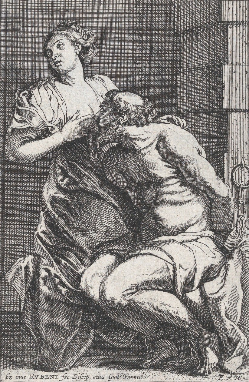 Cimon a Pero, ca. 1631. od Willem Panneels