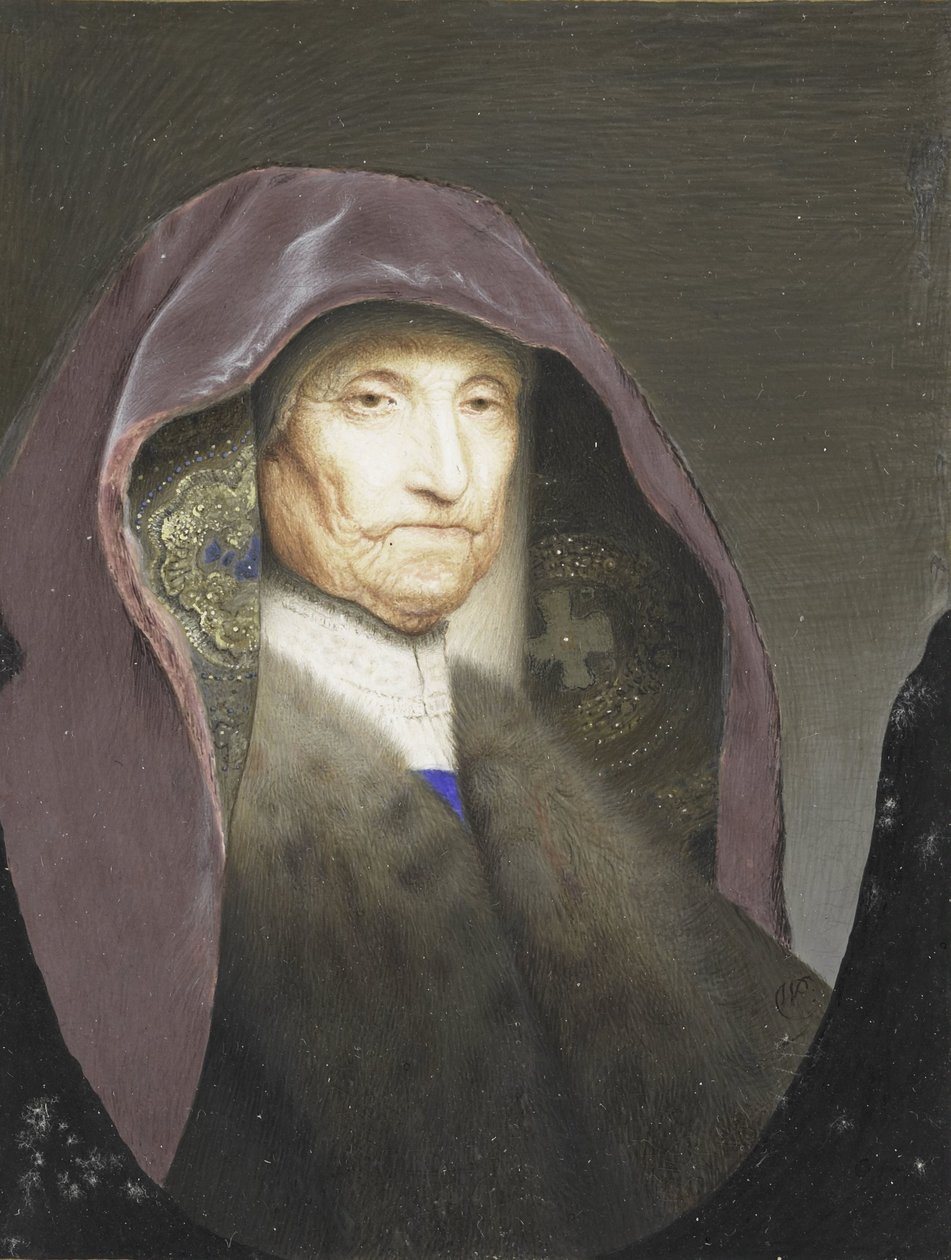 Portrét staré ženy, údajně Rembrandtovy matky od Willem Paulet (rejected attribution)