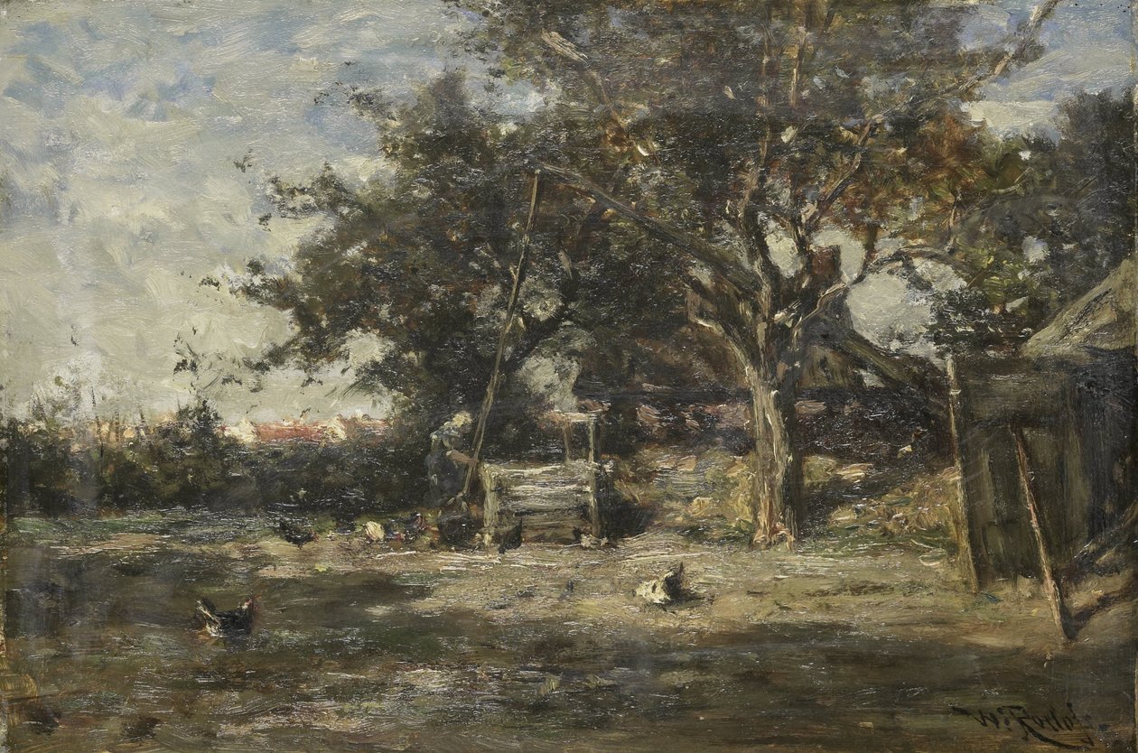 Farmářský dvůr na severu od Willem Roelofs (I)