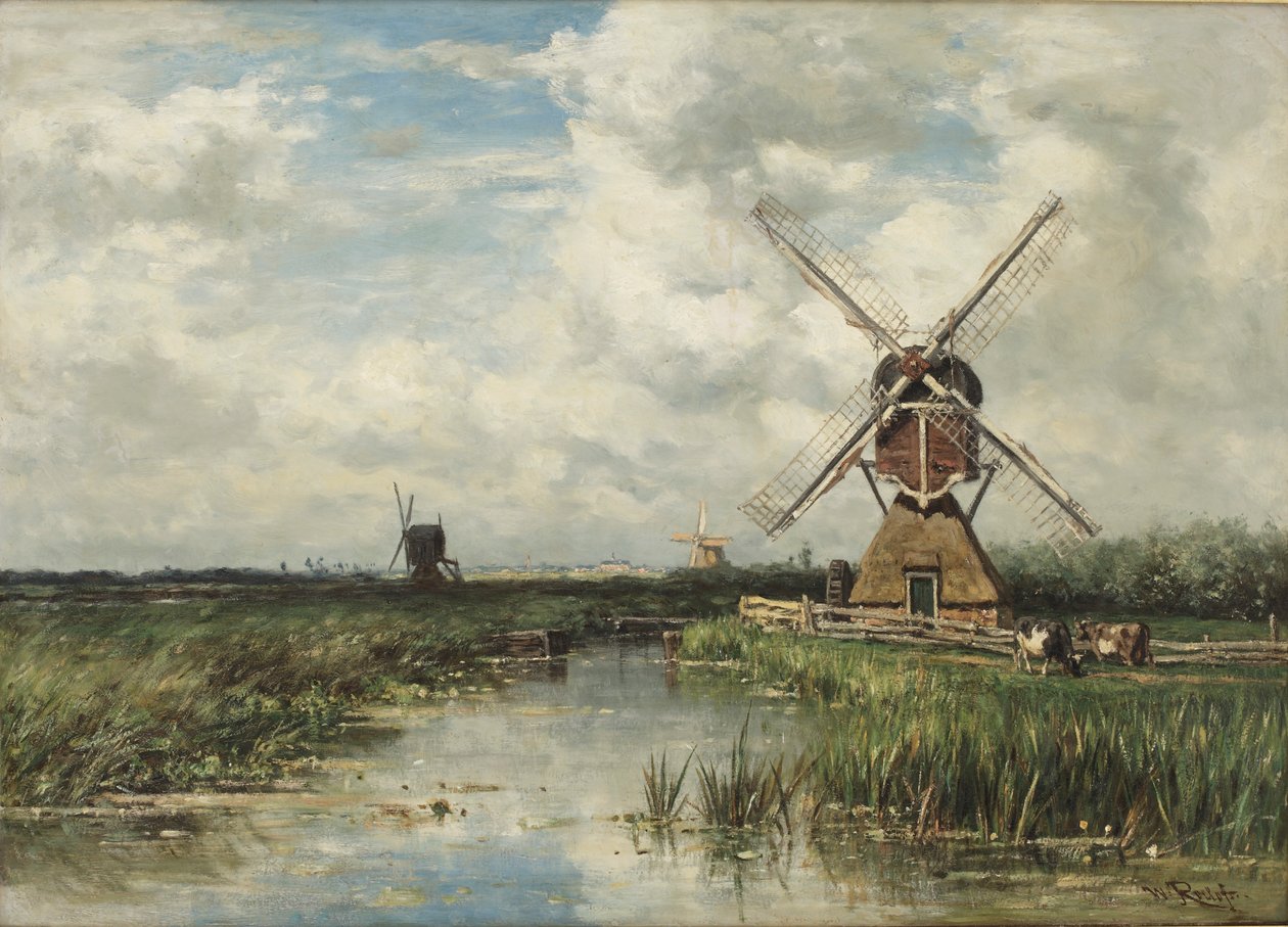 Pohled poblíž Leidenu od Willem Roelofs