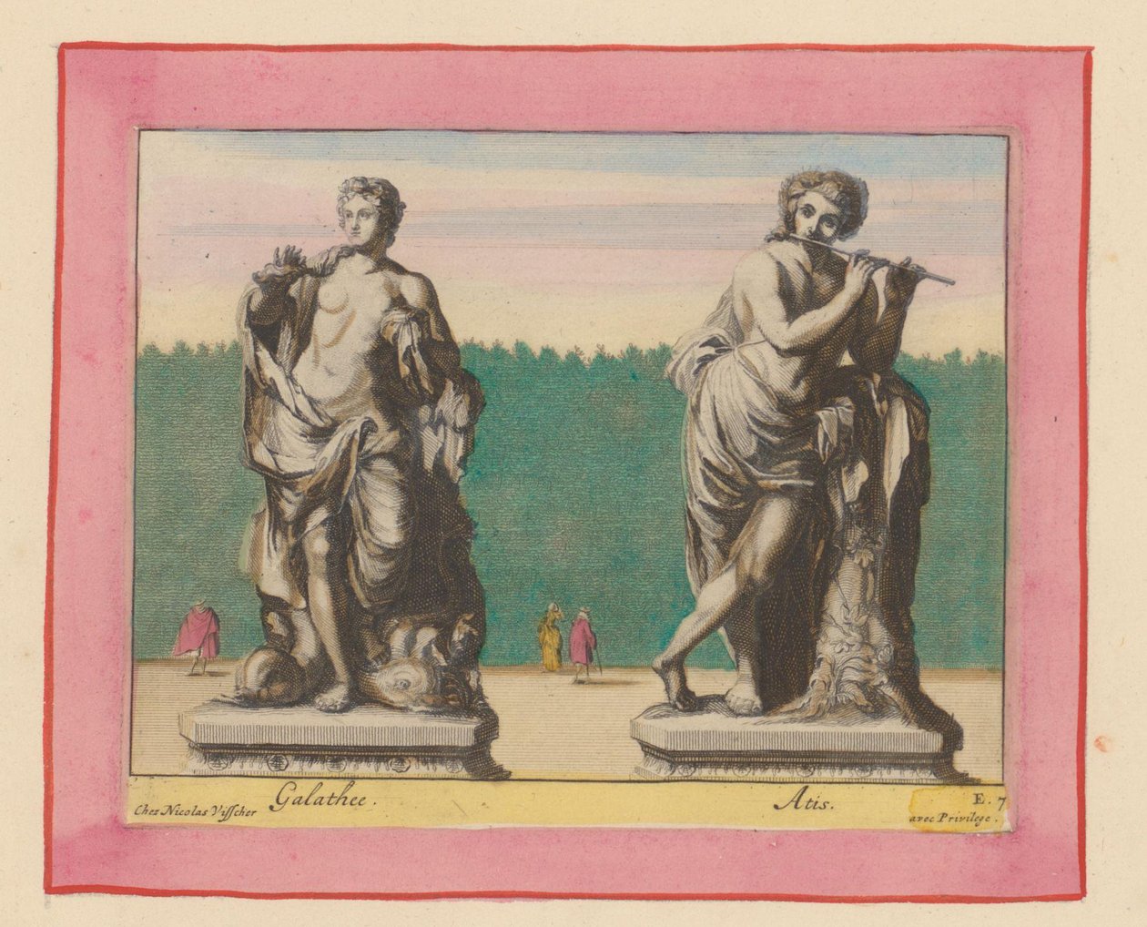 Statuen von Galatea und Acis od Willem Swidde