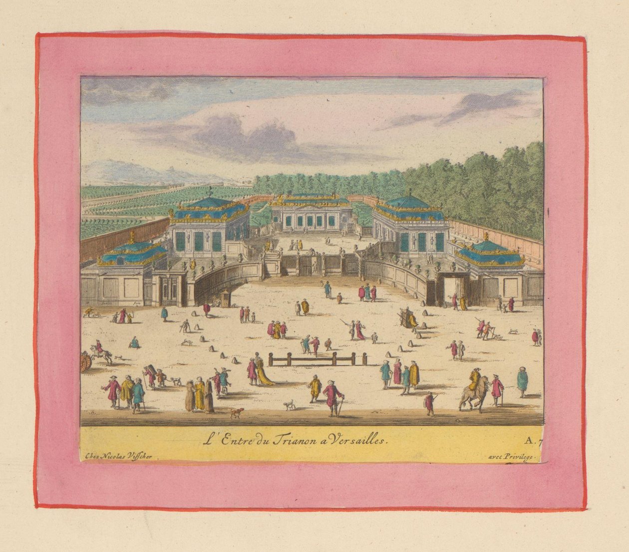 Zugang zum Grand Trianon in Versailles od Willem Swidde