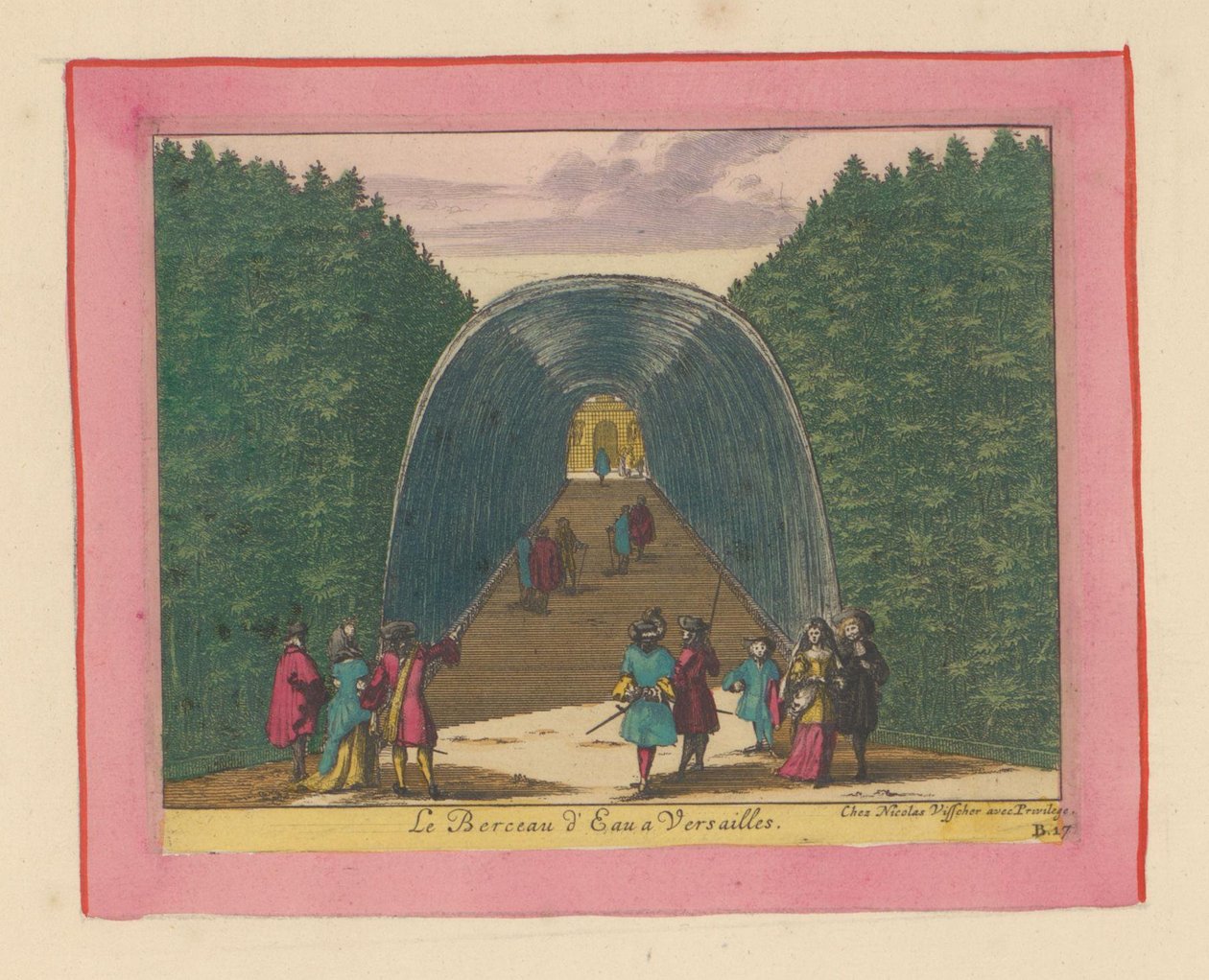 Wasserbecken in den Gärten von Versailles od Willem Swidde