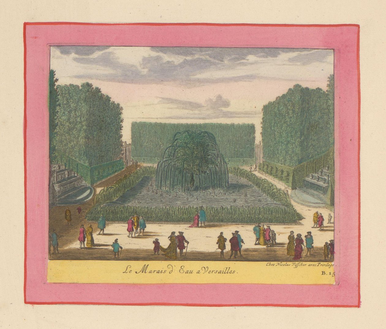 Wassermoor in den Gärten von Versailles od Willem Swidde