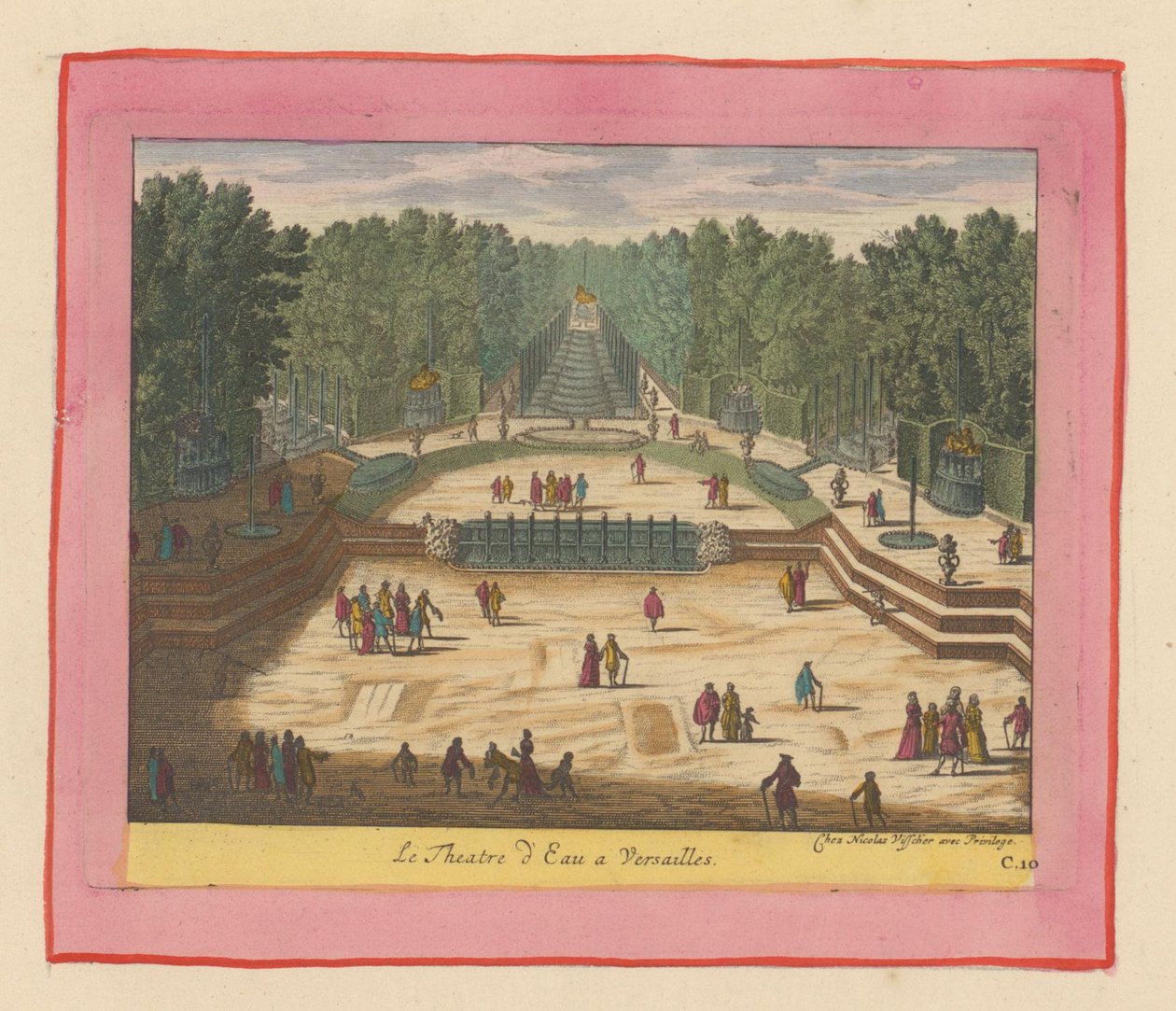 Wassertheater in den Gärten von Versailles od Willem Swidde