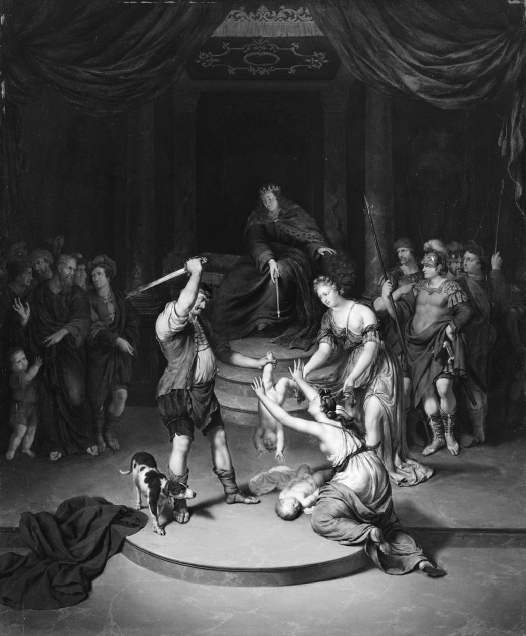 Šalomounův soud od Willem Van Mieris