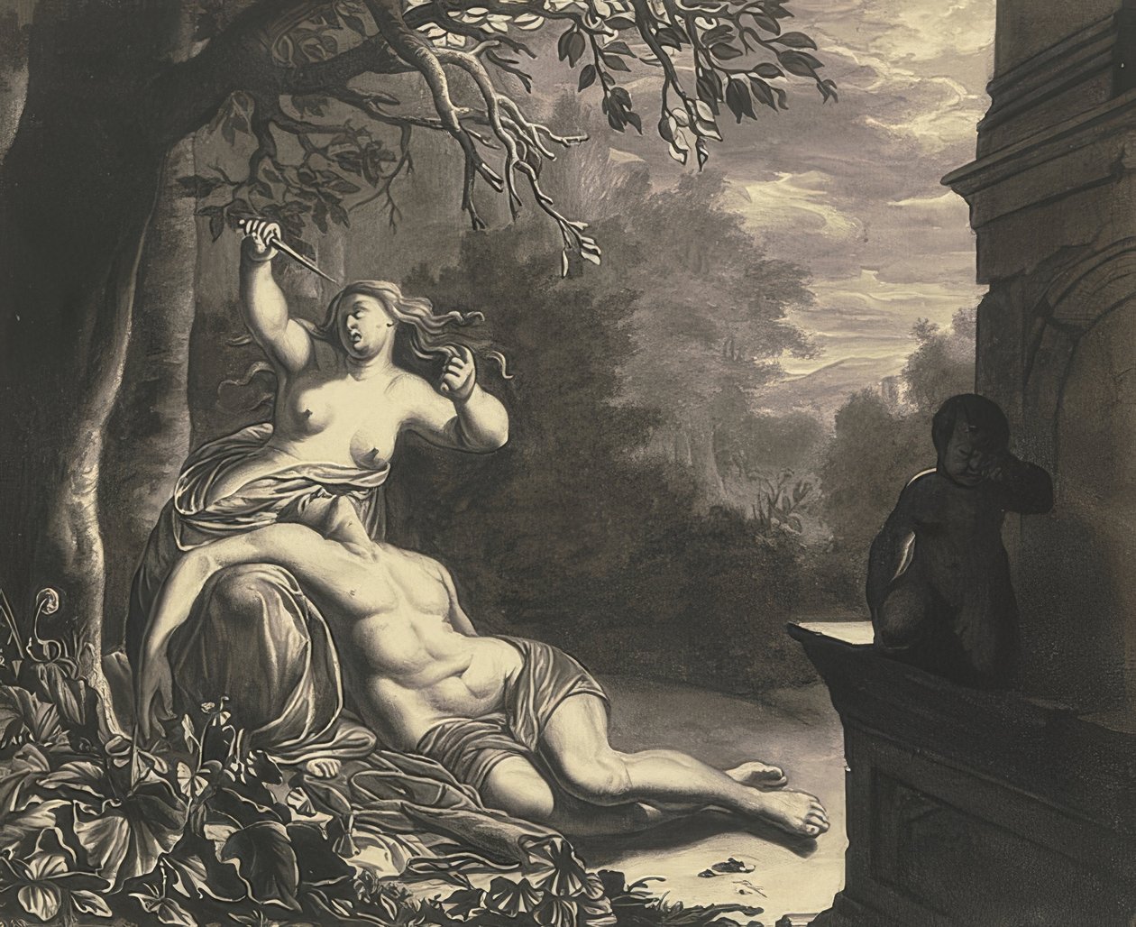 Pyramus a Thisbe od Willem Van Mieris