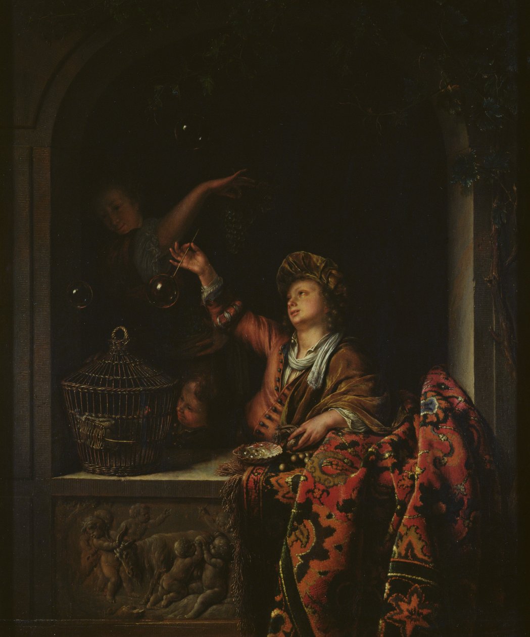 Mýdlové bubliny od Willem Van Mieris