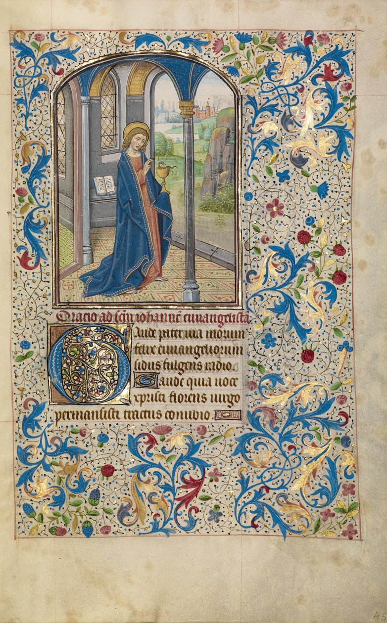 Svatý Jan Evangelista od Willem Vrelant