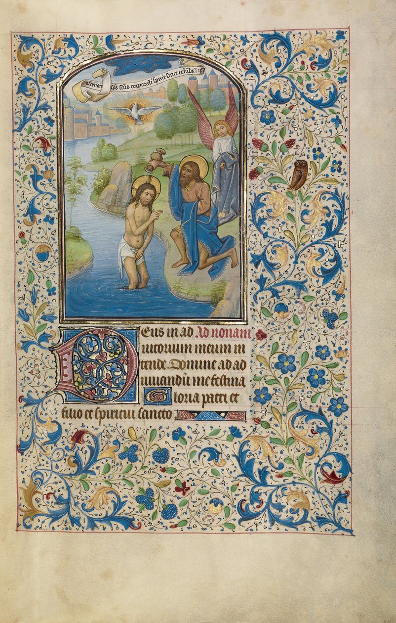 Die Taufe Christi od Willem Vrelant