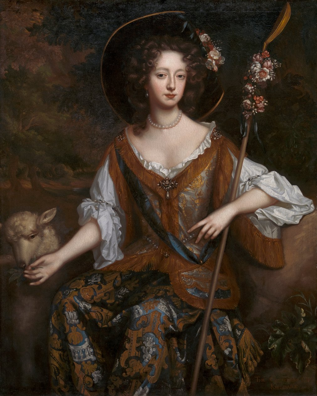 Elizabeth FitzGerald, hraběnka z Kildare od Willem Wissing