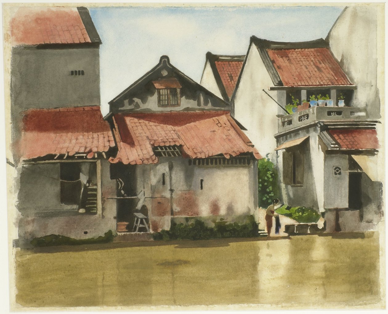 Dolní město Batavia od Willem Arnoldus Witsen