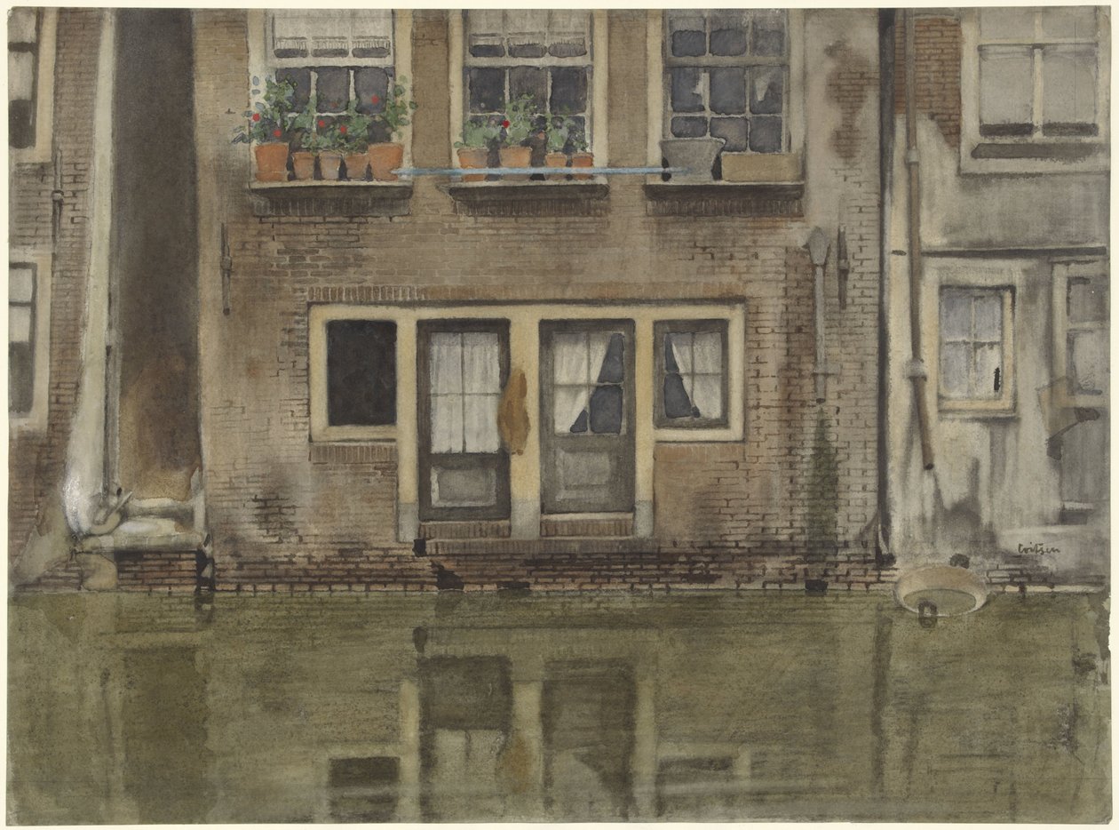 Domy na kanálu v Amsterdamu od Willem Arnoldus Witsen