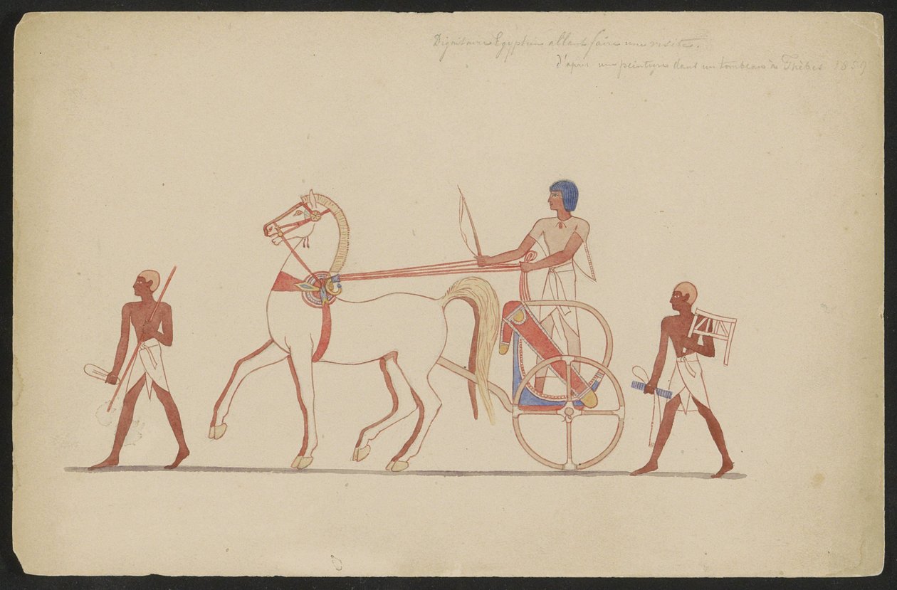 Egyptský hodnostář navštíví návštěvu od Willem de Famars Testas