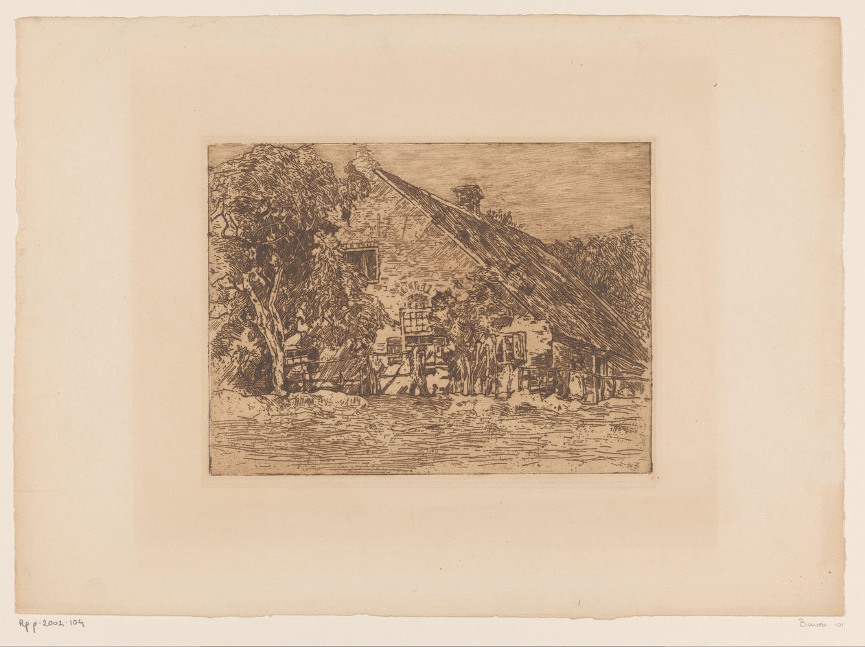 Farmhouse (původní název) od Willem de Zwart