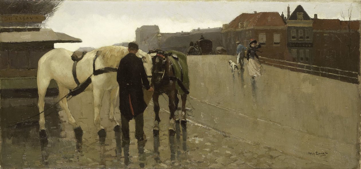 Wagenbrug v Haagu od Willem de Zwart