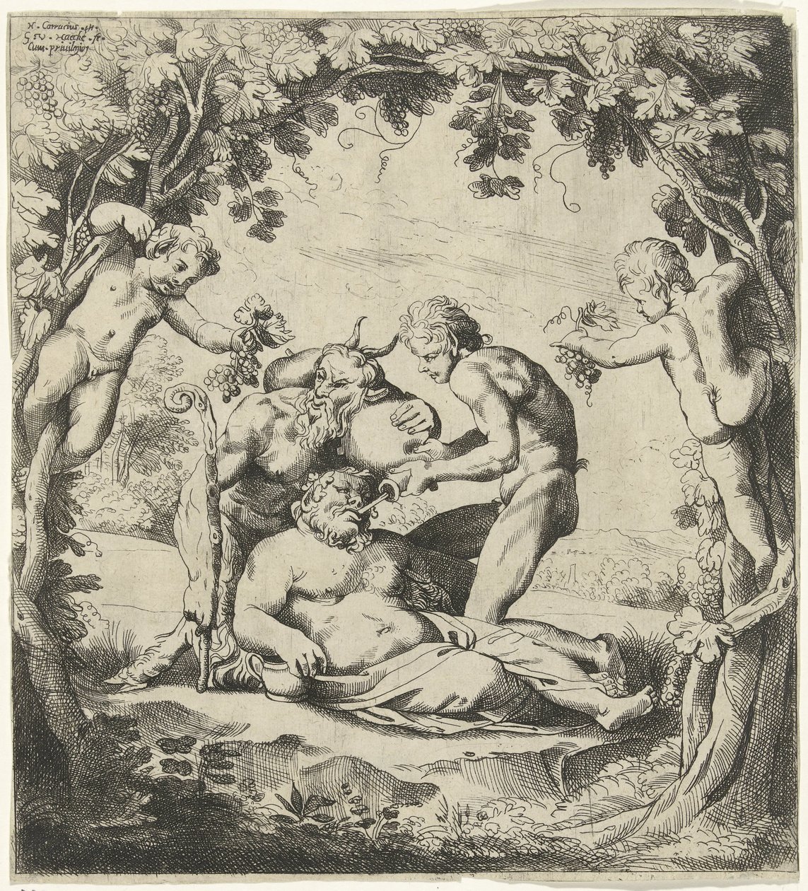 Pití Bacchuse od Willem van Haecht (II)