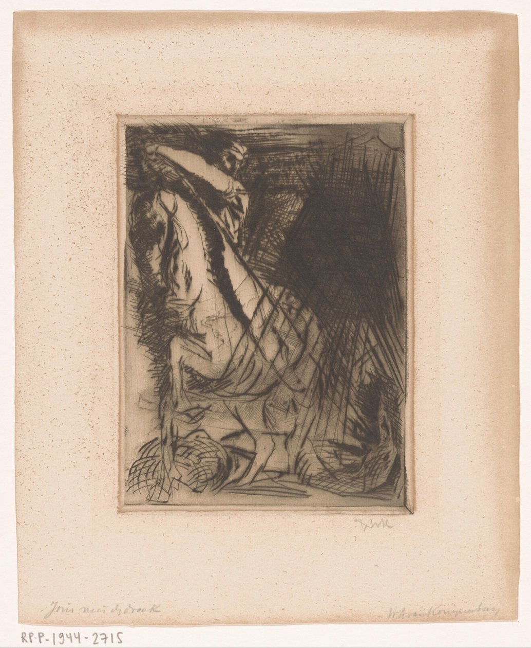 Svatý Jiří a drak od Willem van Konijnenburg (signed by artist)