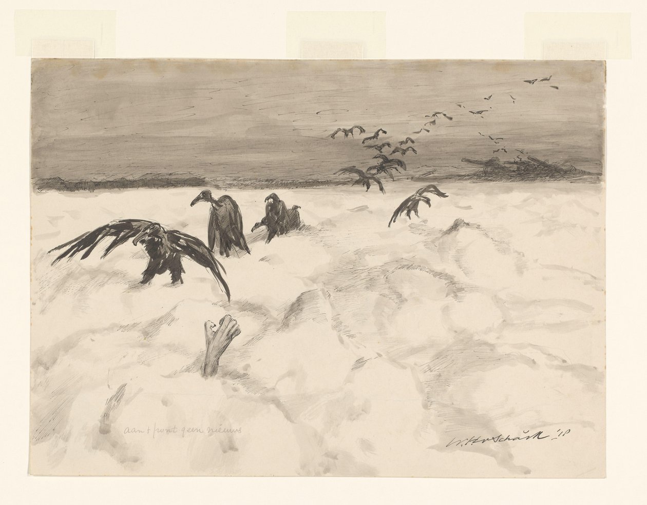 Žádné novinky na přední straně (původní název na objektu) od Willem van Schaik (signed by artist)
