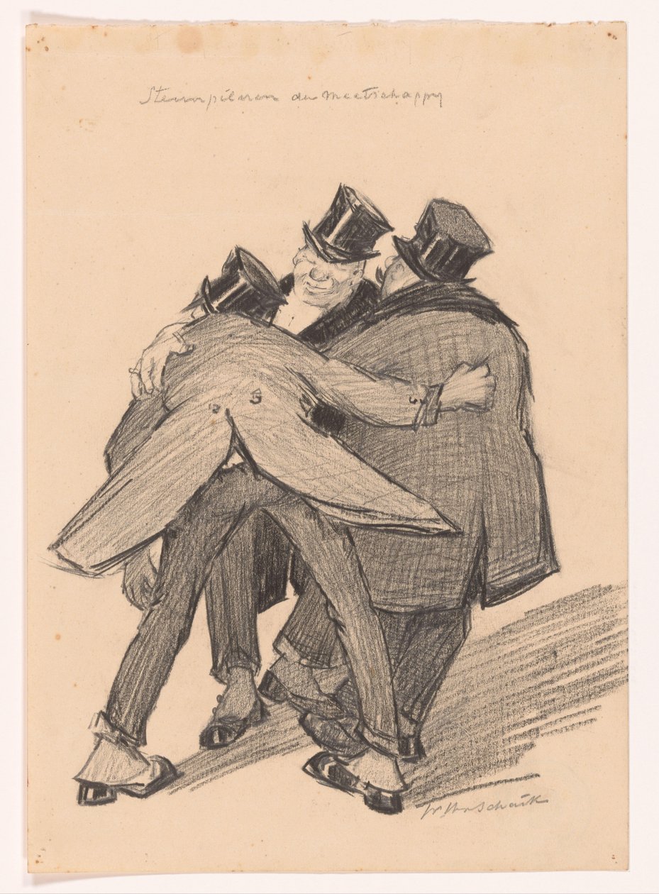 Pilíře společnosti (původní název na objektu) od Willem van Schaik (signed by artist)