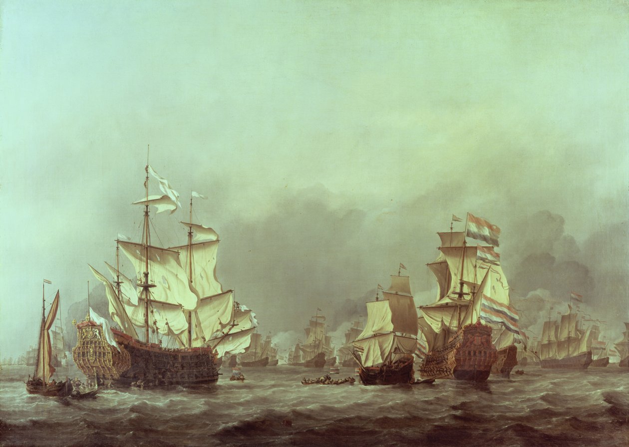 Kapitulace královského prince, 3. června 1666 od Willem van de Velde