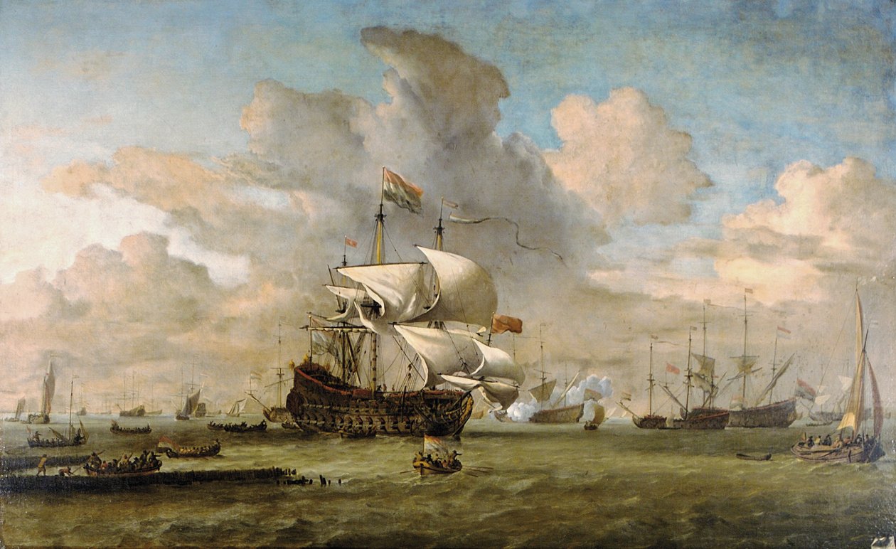 Nizozemsko, 1692 od Willem van de Velde the Younger