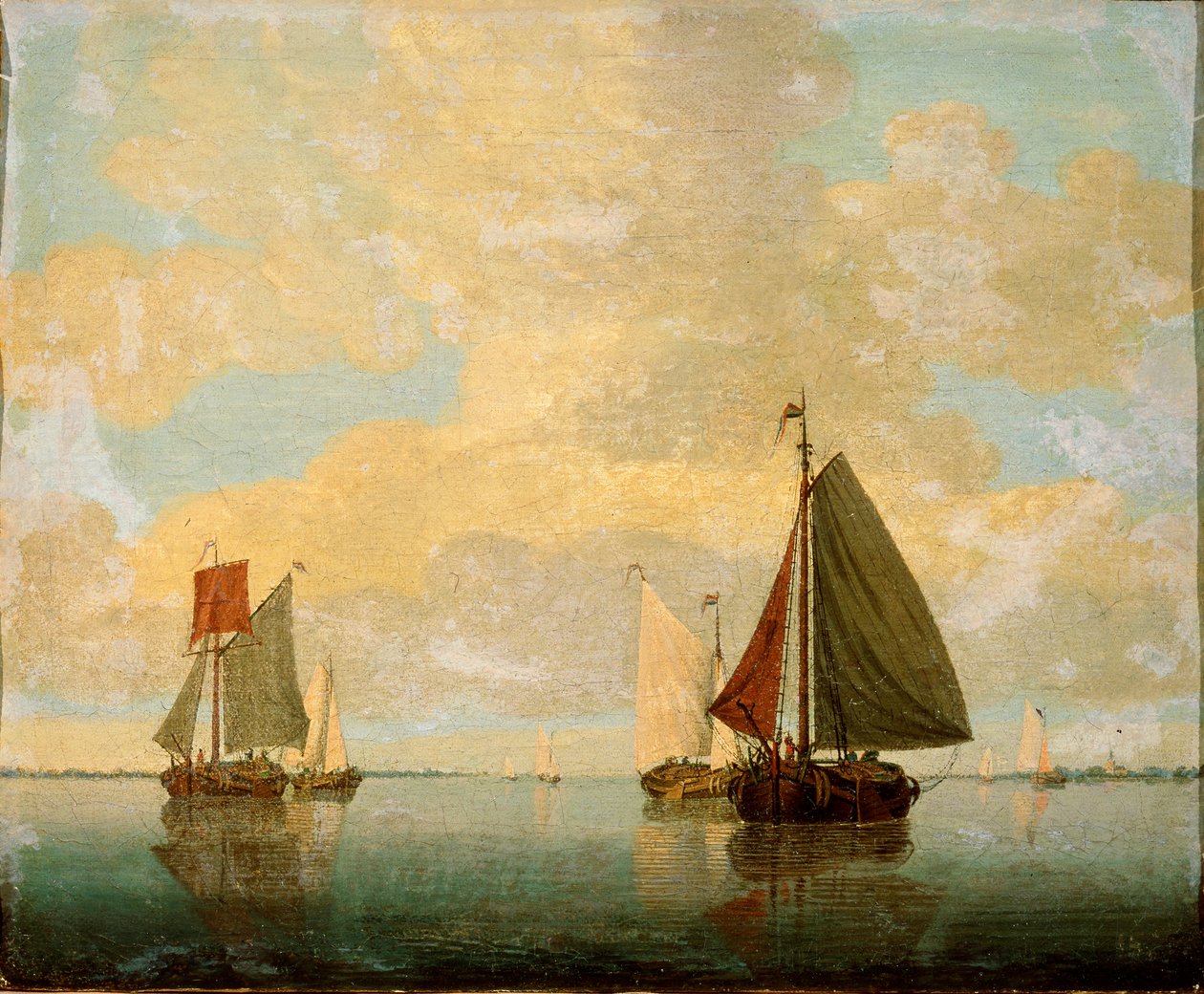 Plachetnice, 17. století od Willem van de Velde the Younger