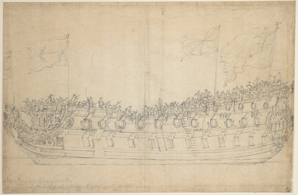 Portrét hradu Stirling Castle od Willem van de the Elder Velde