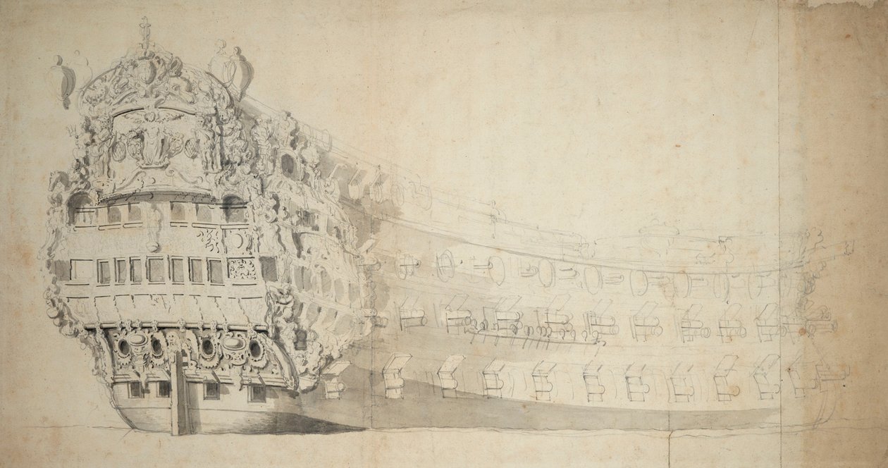 Royal Sovereign (Br od Willem van de the Elder Velde