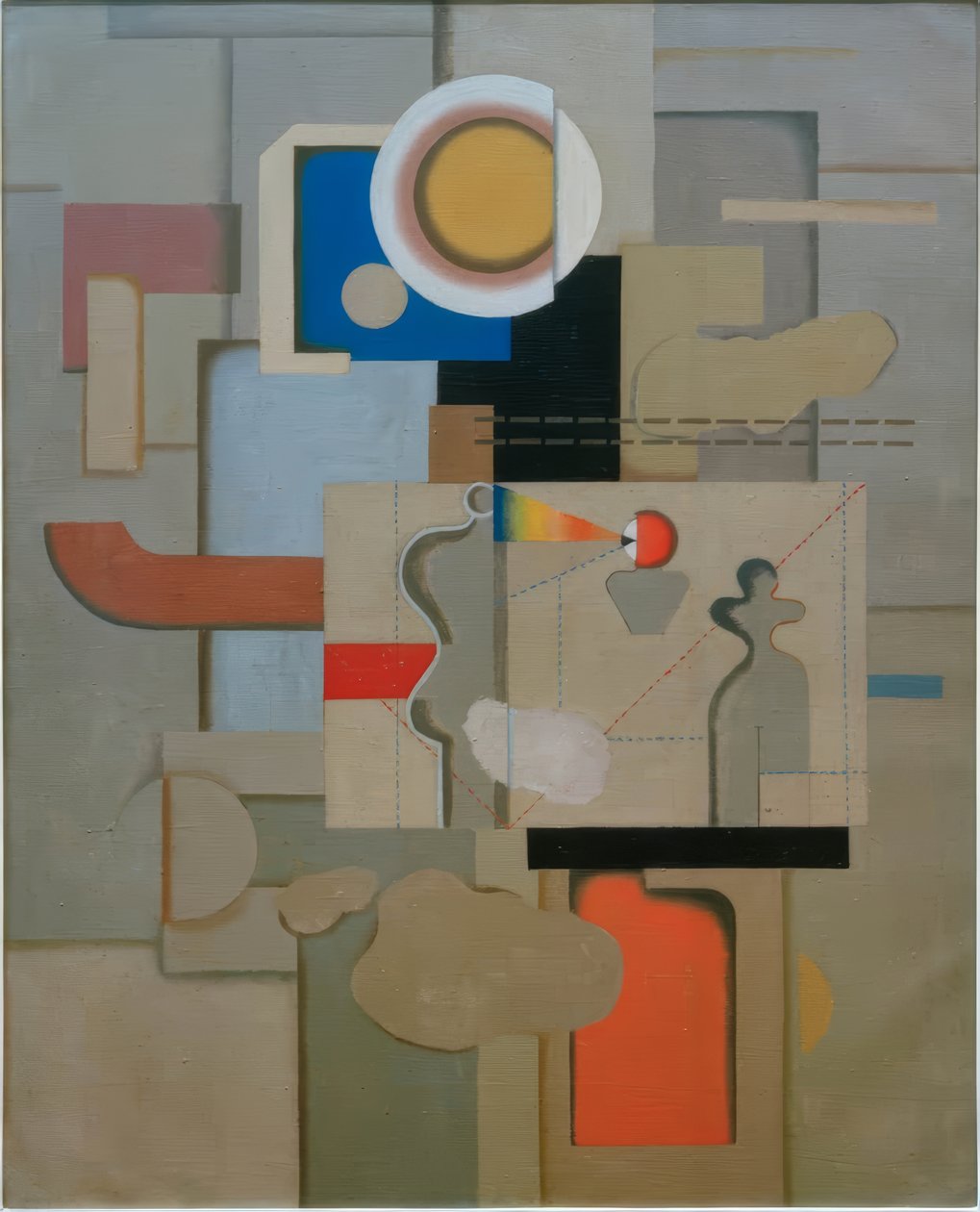 Ateliérový obraz od Willi Baumeister