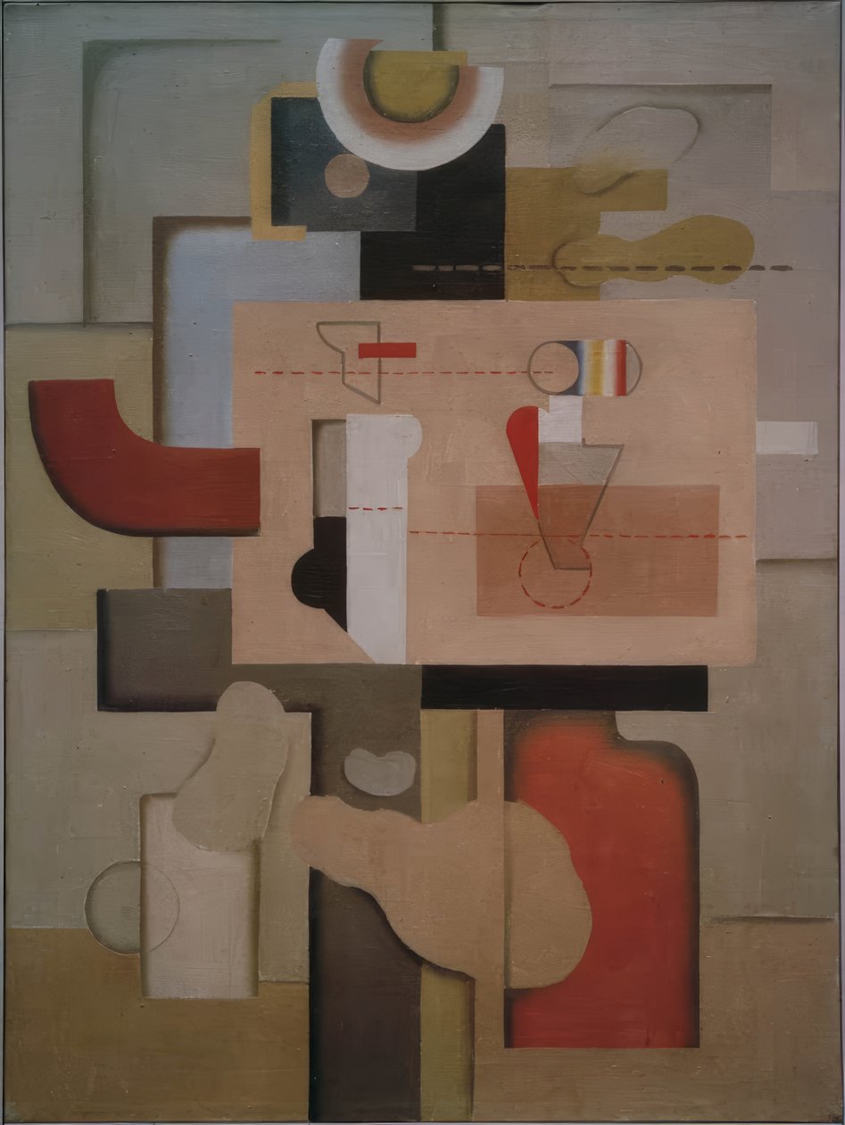 Ateliérový obraz I od Willi Baumeister