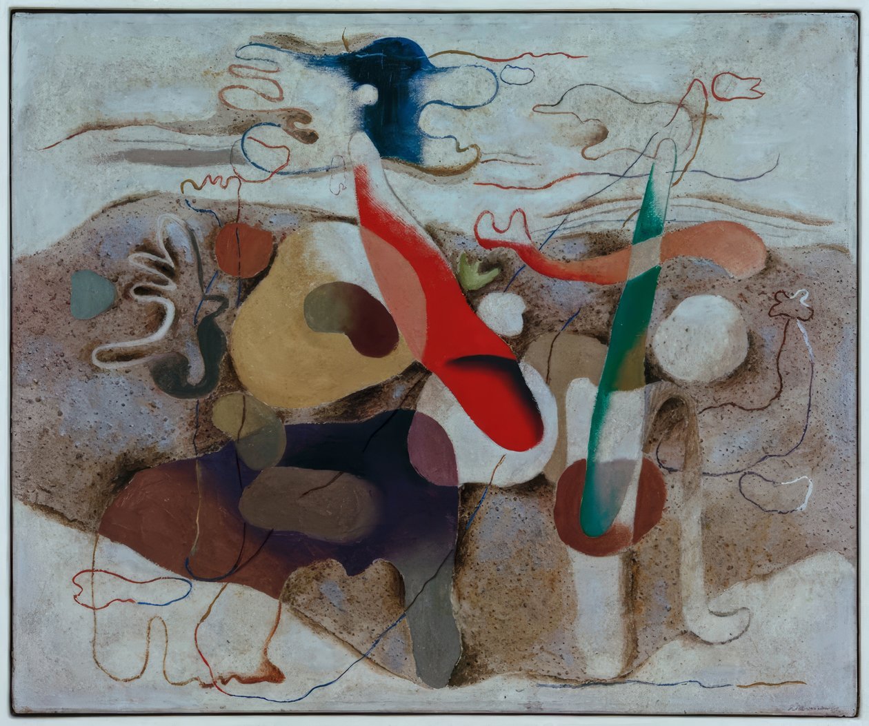 Eidos s krajinou od Willi Baumeister