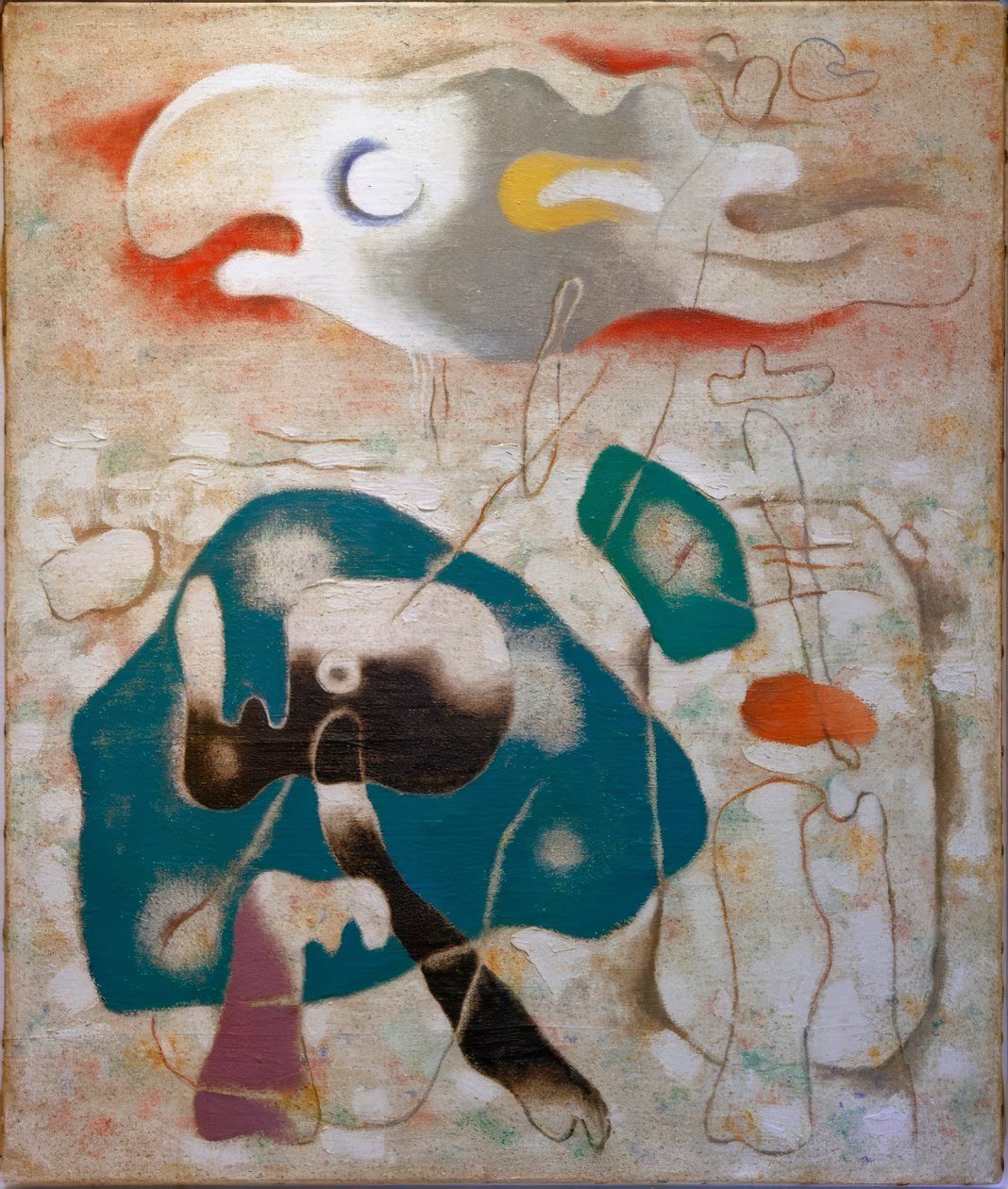 Eidos s velkou amébou od Willi Baumeister