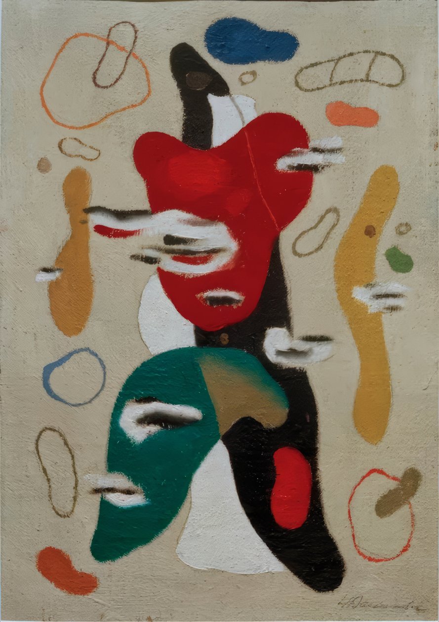 postavička s plamínkem od Willi Baumeister