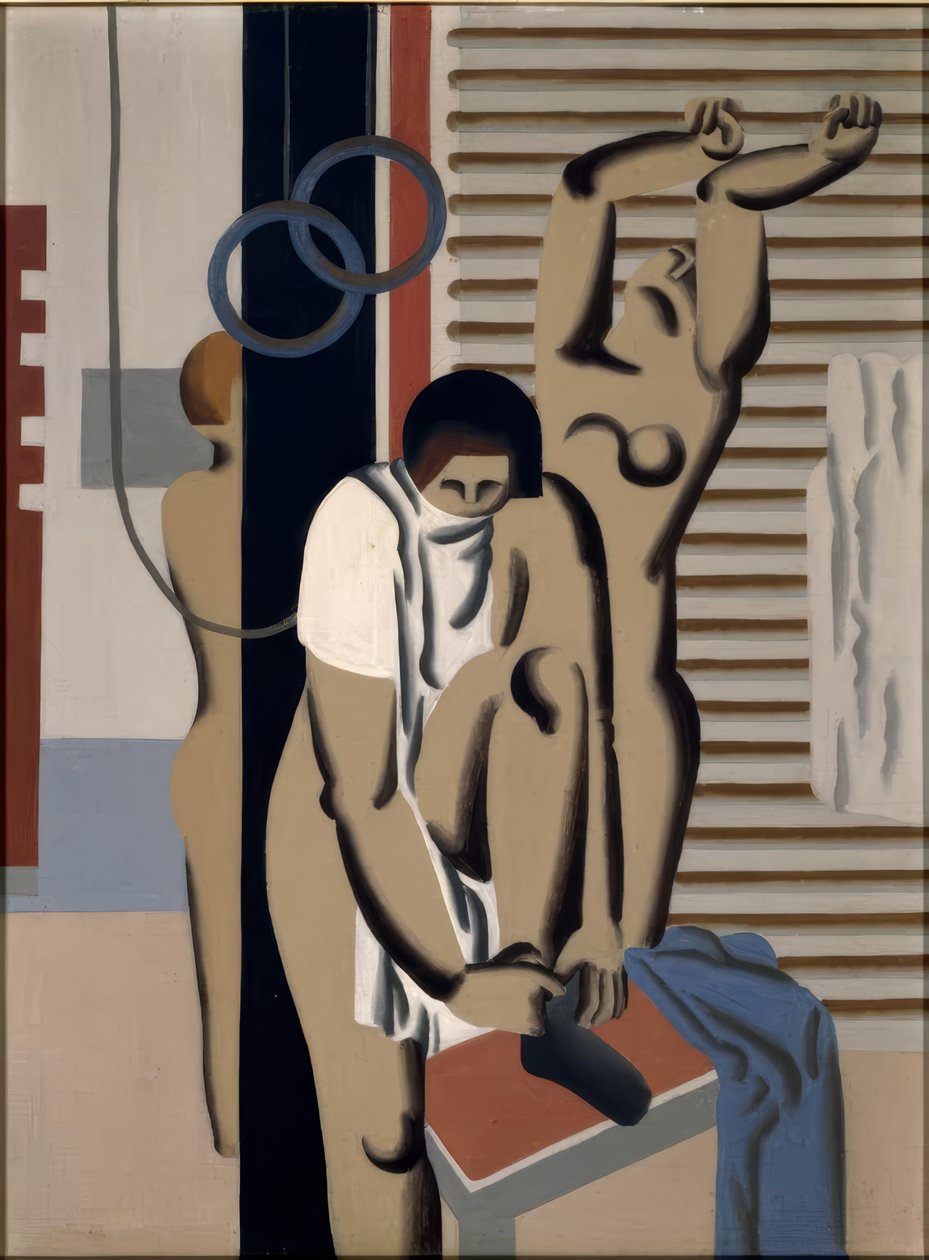 Ženy v tělocvičně od Willi Baumeister