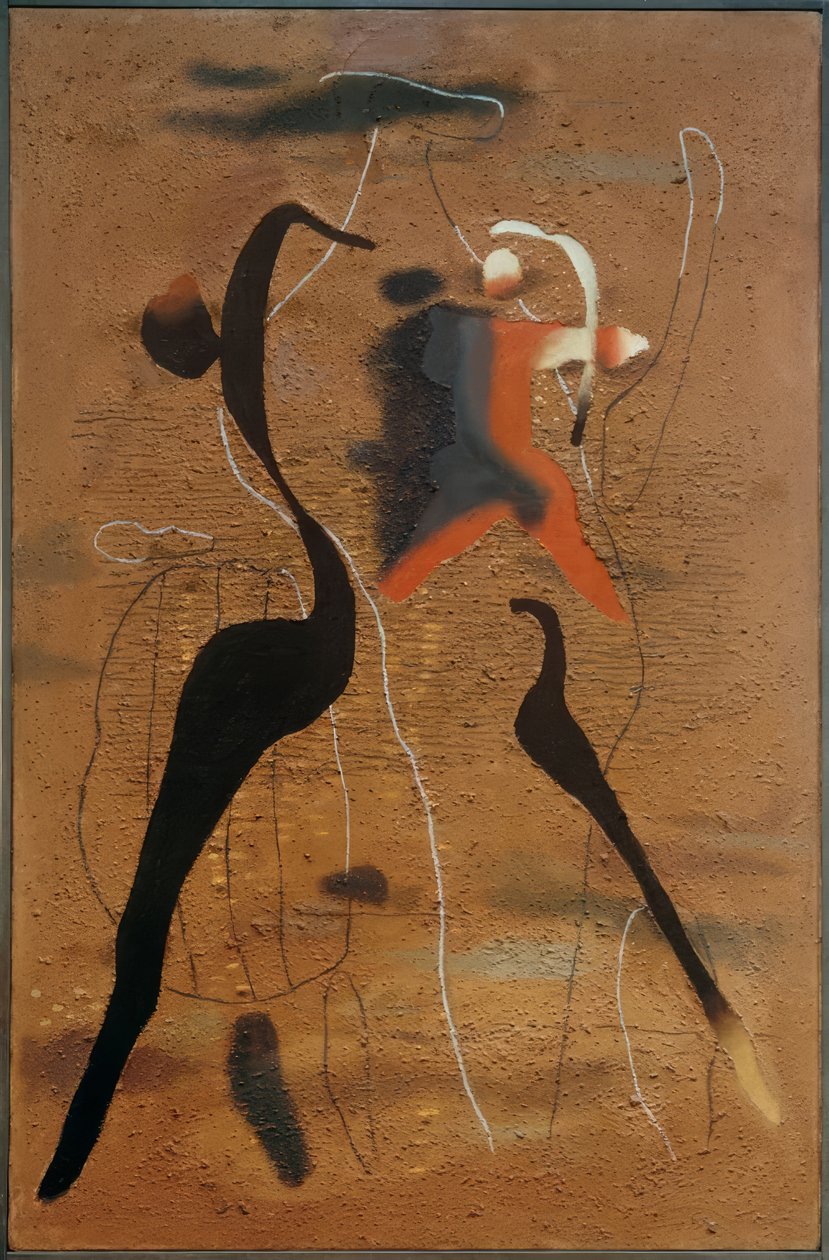 Kráčející postava od Willi Baumeister