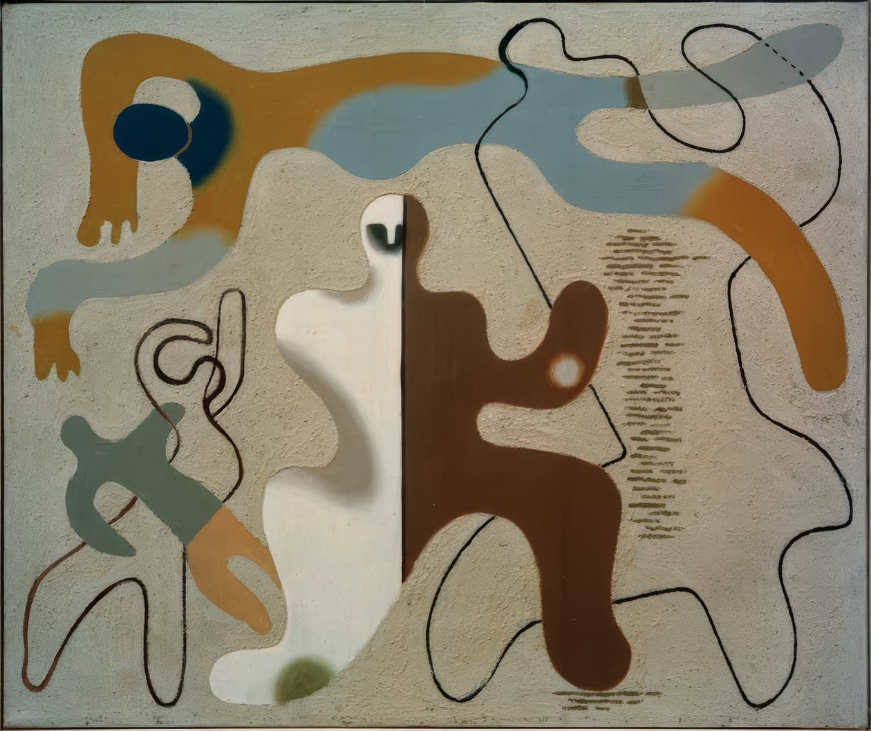 plavec od Willi Baumeister