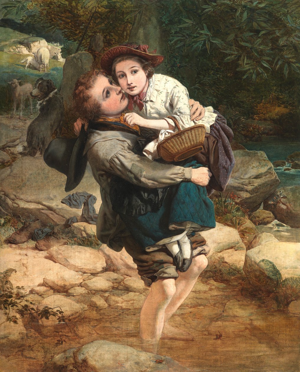 Přechod přes potok od William A. Atkinson