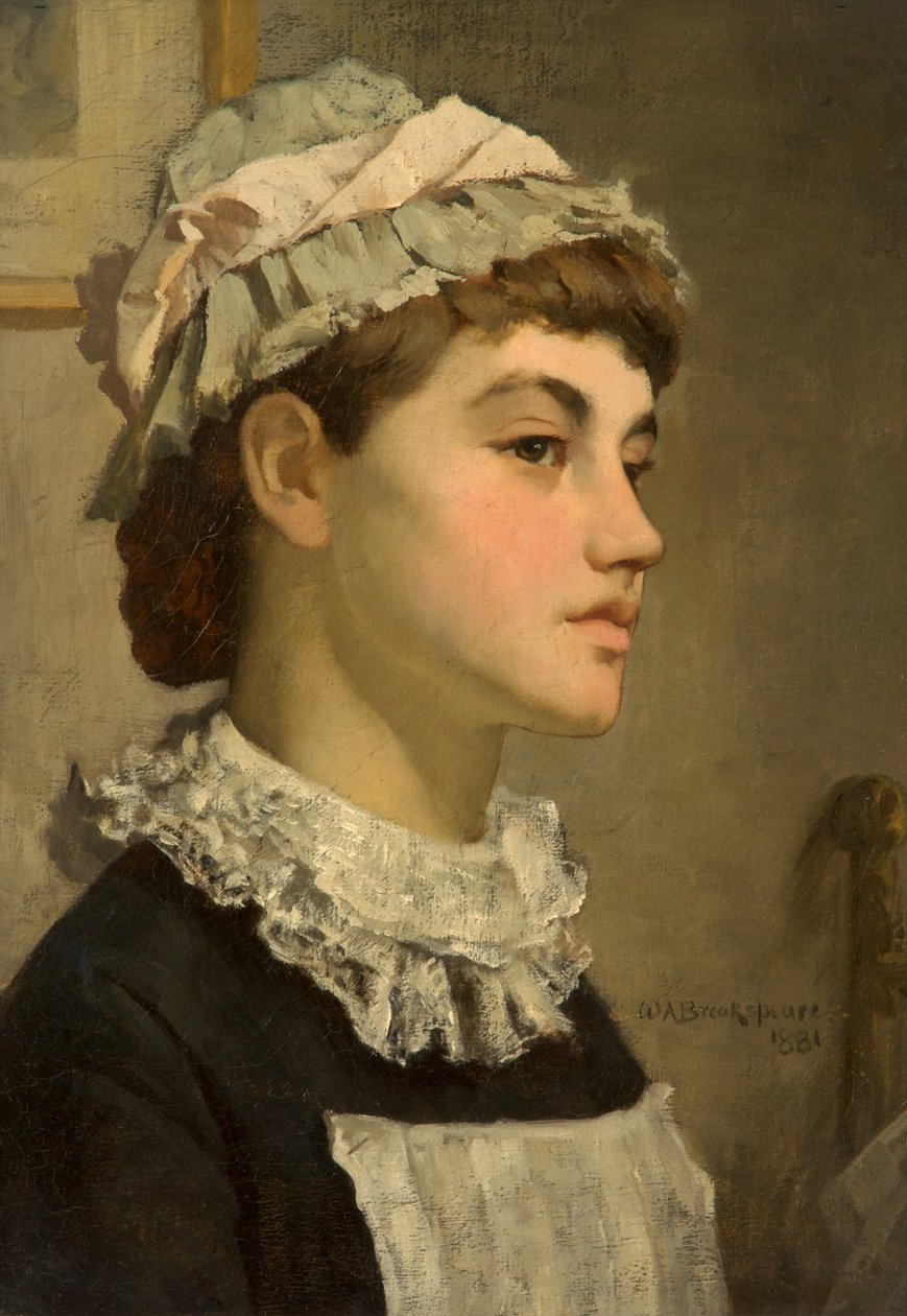 Služka, 1881 od William A. Breakspeare