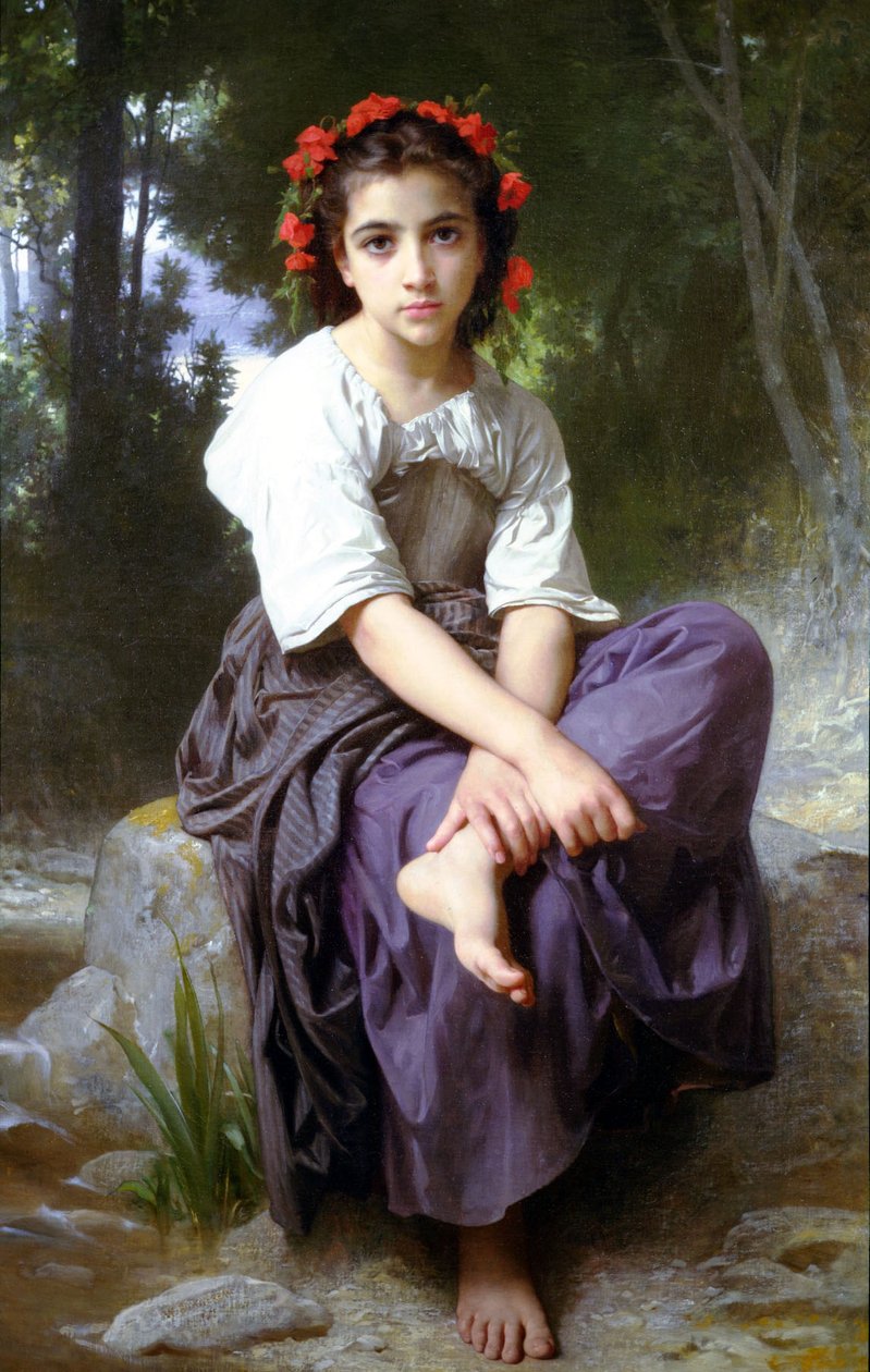 Na okraji potoka od William Adolphe Bouguereau