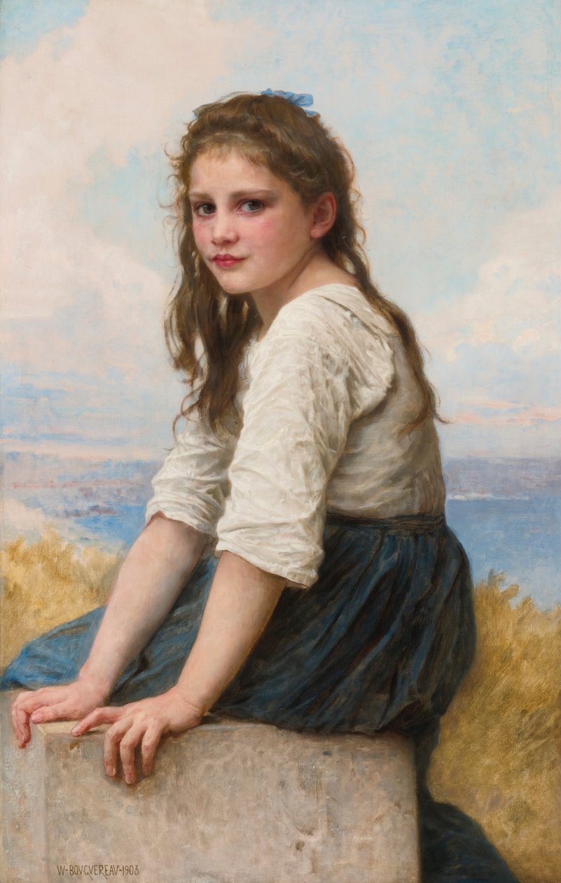 Na pobřeží od William Adolphe Bouguereau