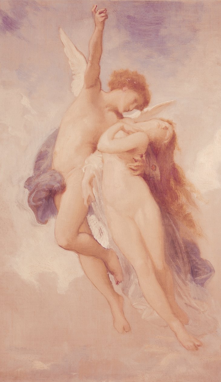 Cupid a Psyche, 1889 od William Adolphe Bouguereau