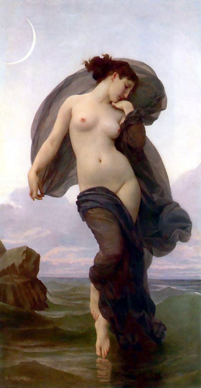 Večerní nálada od William Adolphe Bouguereau